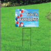 Semi Custom Yard Sign - Balloon Sky