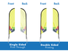 Feather Flag single and double sided