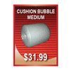 Cushion Bubble Medium Sign $31.99 - Jenkins