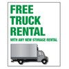 Free Truck Rental Sign