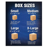 Box Sizes Sign