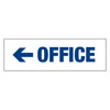 Office Sign - arrow point left