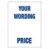 Your Wording Sign - 5" x 7" PVC