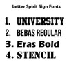 Letter Cheer Spirit Signs (Priced per Letter)