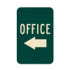 Office With Left Arrow Sign