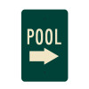 Pool with Right Arrow Sign