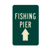 Fishing Pier with Straight Arrow Sign
