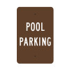 Pool Parking Sign