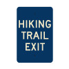 Hiking Trail Exit Sign