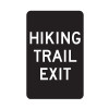 Hiking Trail Exit Sign