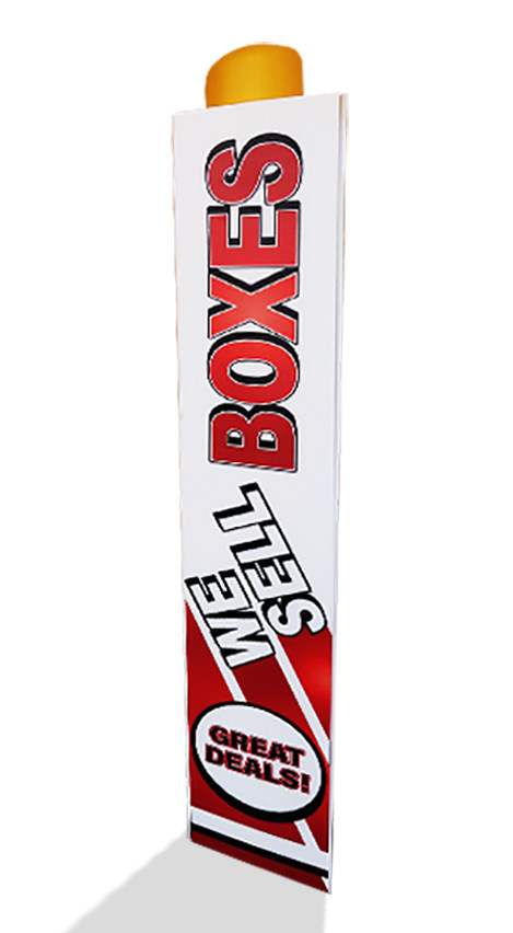 Custom Bollard Cover Signs - Signquick