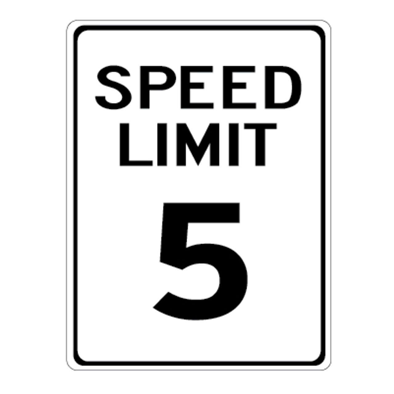 5 Mph Speed Limit Sign 11 X 17 Signquick 