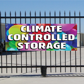 Climate Controlled Storage Banner - Balloons