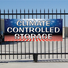 Climate Controlled Storage Banner - Patriotic