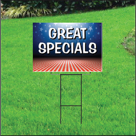 Great Specials Self Storage Sign - Patriotic