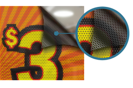 Perforated window film