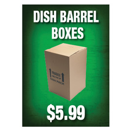 Dish Barrel Boxes Sign