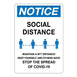 Social Distancing Signs