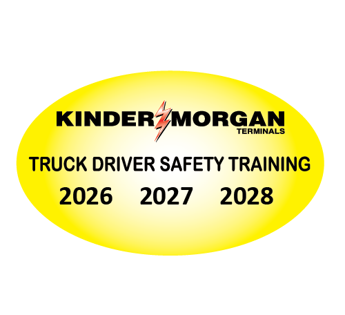 Truck Driver Training - Hard Hat Decal
