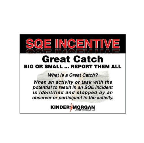 SQE Great Catch Sign 