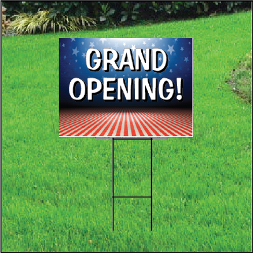 Grand Opening Self Storage Sign - Patriotic