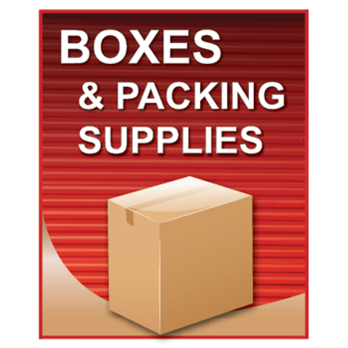 Boxes and Packing Supplies Sign