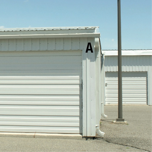 Self Storage Building Unit Decal