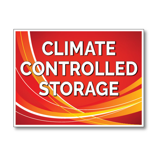 Red Swoosh Self Storage Yard Signs - Signquick