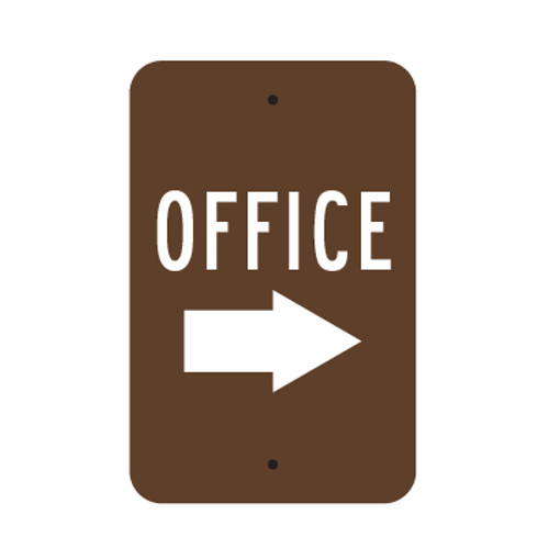 Office With Right Arrow Sign