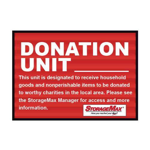 Donation Unit - StorageMax