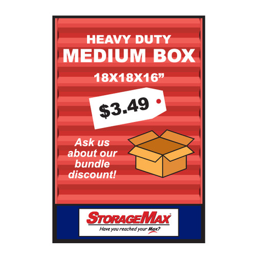 Medium Box Sign - StorageMax
