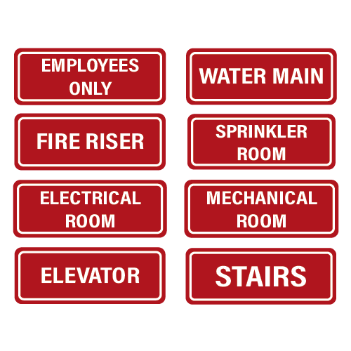 Devon 3x8 pre-printed signs