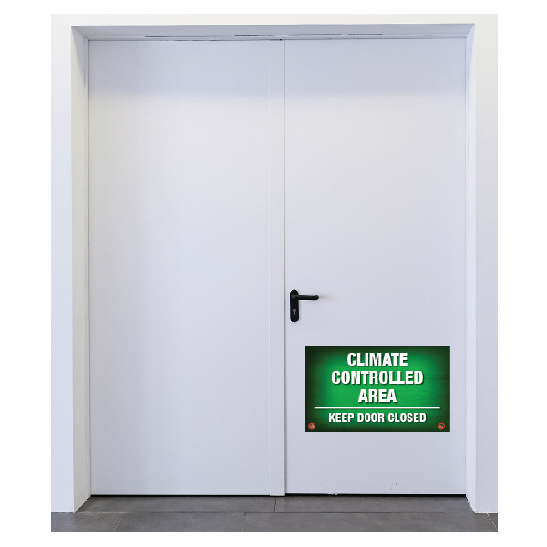 Climate Controlled Area Signquick