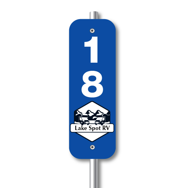 RV Park Heavy Duty Reflective Site Signs - 4