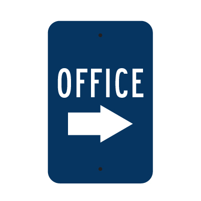 Sign R Ofce Office With Right Arrow Sign - Signquick
