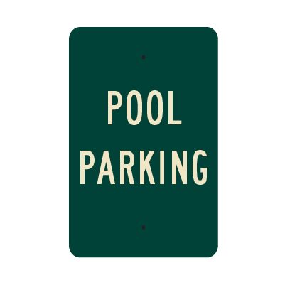 Pool Parking Sign - Signquick