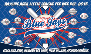 Blue Jays Rapid Team Baseball Banner