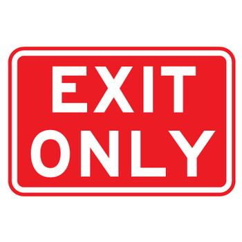 Exit Only Sign - 8
