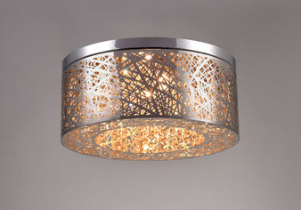 Delicate web design laser cut stainless steel with beautiful crystal details