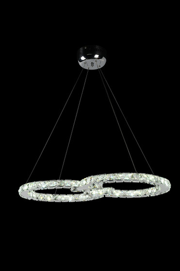 Infinity  Crystal LED Fixture