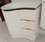 Marseille Bathroom Vanity with Gold Accents - Free Shipping in Canada