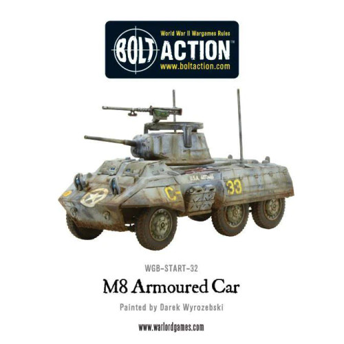 Bolt Action: US Armoured Car Squadron (3 M8/M20 Greyhound Scout Cars)