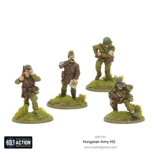 Bolt Action: Hungarian Army Support Group (HQ, Mortar & MMG)