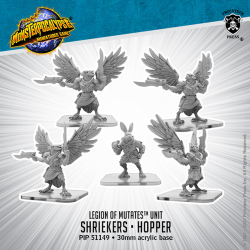 MONPOC Legion of Mutantes: Shriekers and Hopper (Unit) (Resin)