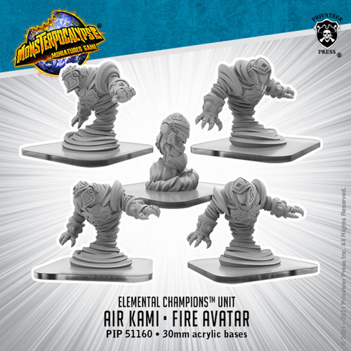 MONPOC Elemental Champions: Air Kami & Fire Avatar (Unit)