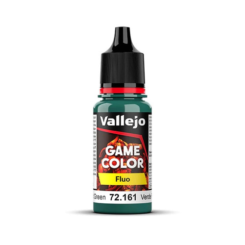 Vallejo Game Color: Fluorescent Cold Green (New Formula)