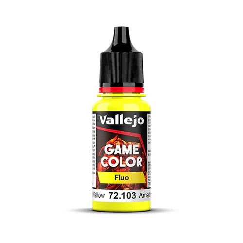 Vallejo Game Color: Fluorescent Yellow (New Formula)