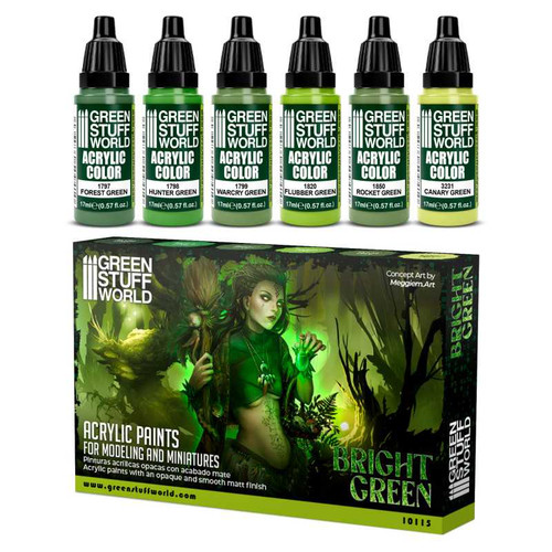 GSW: Set Pinturas - Bright Green