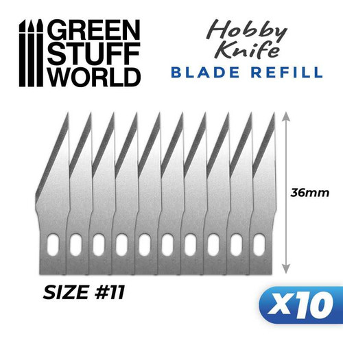 GSW: Set 10 Hobby Knife Blade Refill