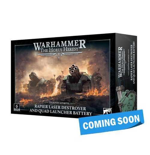 LEGIONS ASTARTES: RAPIER LASER DESTROYER AND QUAD LAUNCHER BATTERY